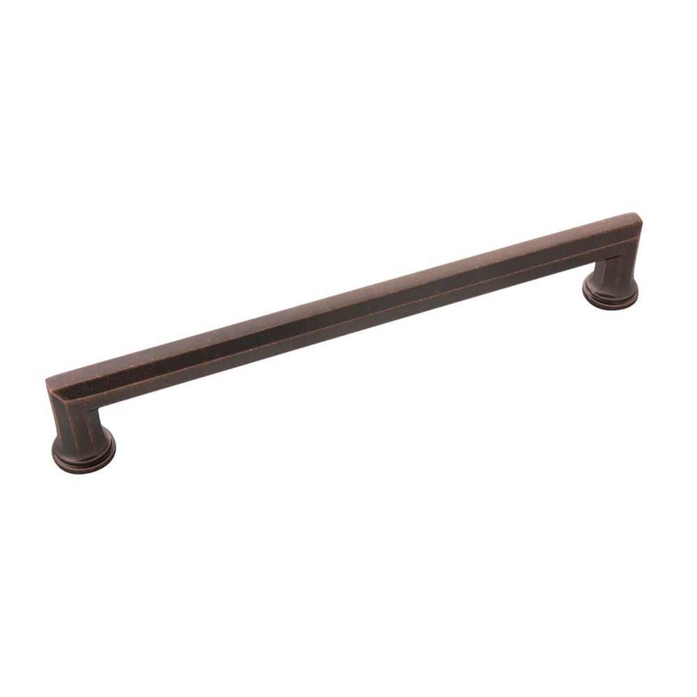 Facette Collection Pull 8-11/16 in. (220 mm) Center to Center Distressed Dark Antique Copper Bar Cabinet Pull price history on PriceWatchPro