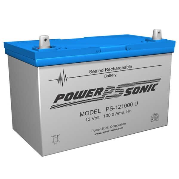 Power-Sonic 12-Volt 100 Ah Sealed Lead Acid (SLA) Rechargeable Battery