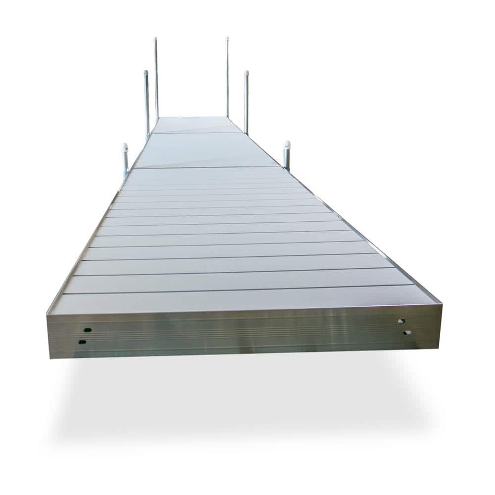 Tommy Docks 24 ft. L Straight Aluminum Frame with Aluminum Decking ...