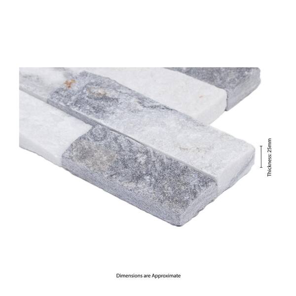 6 sq ins 1:24th Scale REAL STONE Miniature Grey Stone Roofing Slabs 