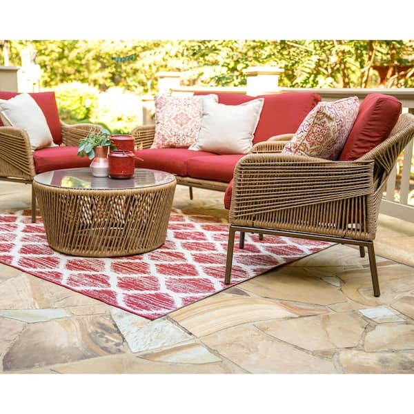 Terrell 4 Piece Wicker Seating Set, Lazy Boy Outdoor Furniture Sears