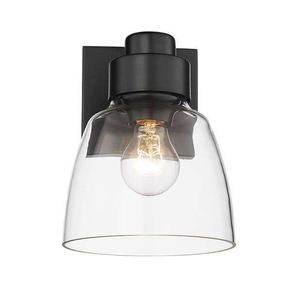 Golden Lighting - Remy 1 Light Matte Black Wall Sconce