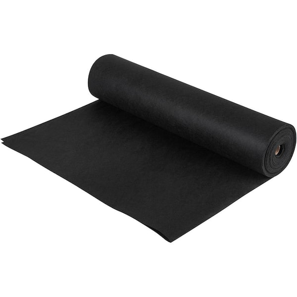VEVOR 4 ft. x 100 ft. Geotextile Landscape Fabric 8 oz. Heavy-Duty Needle- Punched PP Garden Weed Barrier Fabric, Black TGBYCYCW41008LUREV0 - The Home  Depot