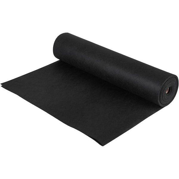 VEVOR 6 ft. x 100 ft. Geotextile Landscape Fabric 8 oz. Heavy-Duty  Non-Woven Weed Block Gardening Mat for Underlayment, Black  TGBYCYCW610088RL1V0 - The Home Depot