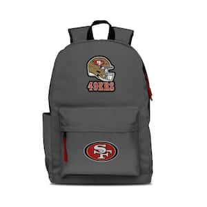 17 in. Gray San Francisco 49ERS 2-Logo Campus Laptop Backpack