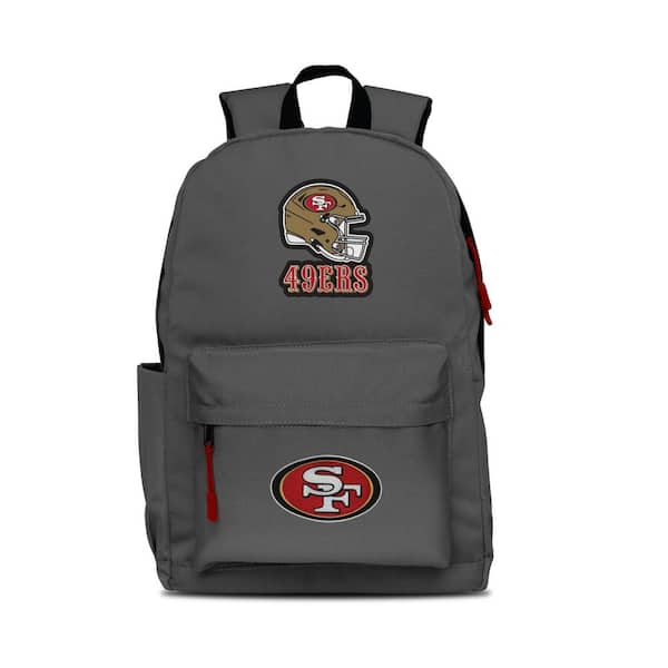 17 in. Gray San Francisco 49ERS 2-Logo Campus Laptop Backpack