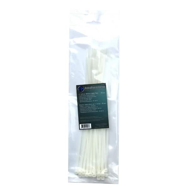 Unbranded 11-3/4 in. Natural Cable Tie (25-Pack)