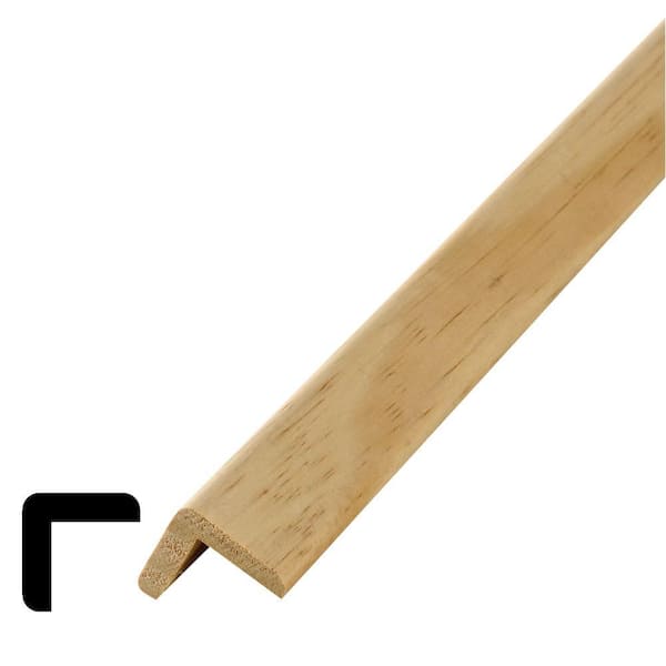 1-5/16 in. D x 1-5/16 in. W. x 96 in. L Pine Wood Outside Corner Drip Cap Molding Pack 6-Pack