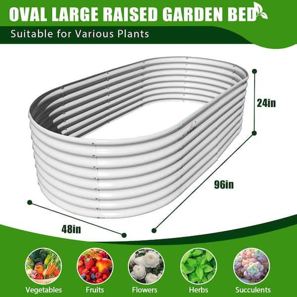 Planter - Extra Large Oval - White