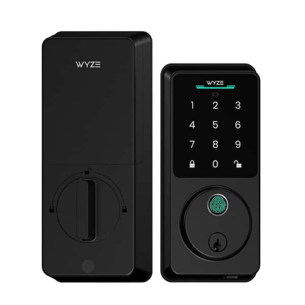 Lock Bolt V2, Fingerprint Keyless Entry, Wi-Fi Single Cylinder Deadbolt, In-App Monitoring and Scheduled Access