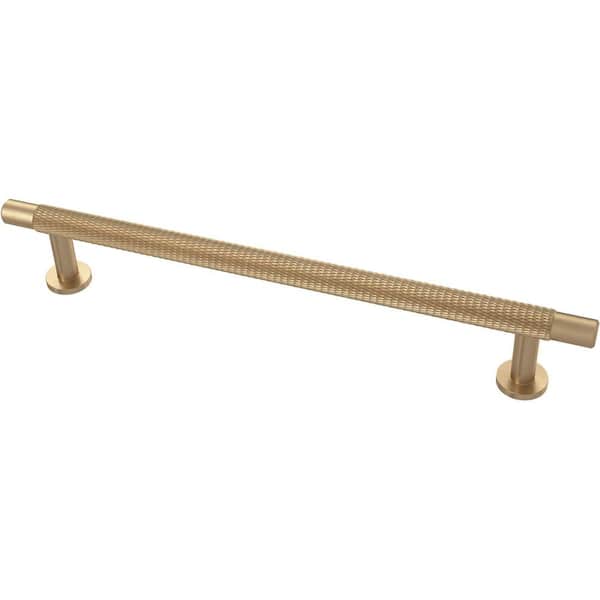 Liberty Knurled 6-5/16 in. (160 mm) Modern Champagne Bronze Round Cabinet Drawer Bar Pull