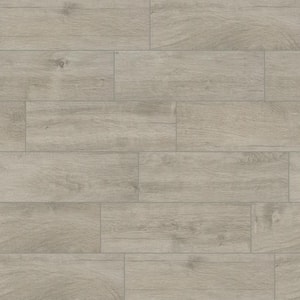 Westwood Liath Gray 8 in. x 24 in. Matte Porcelain Wood Look Floor and Wall Tile (11.97 sq. ft./Case)