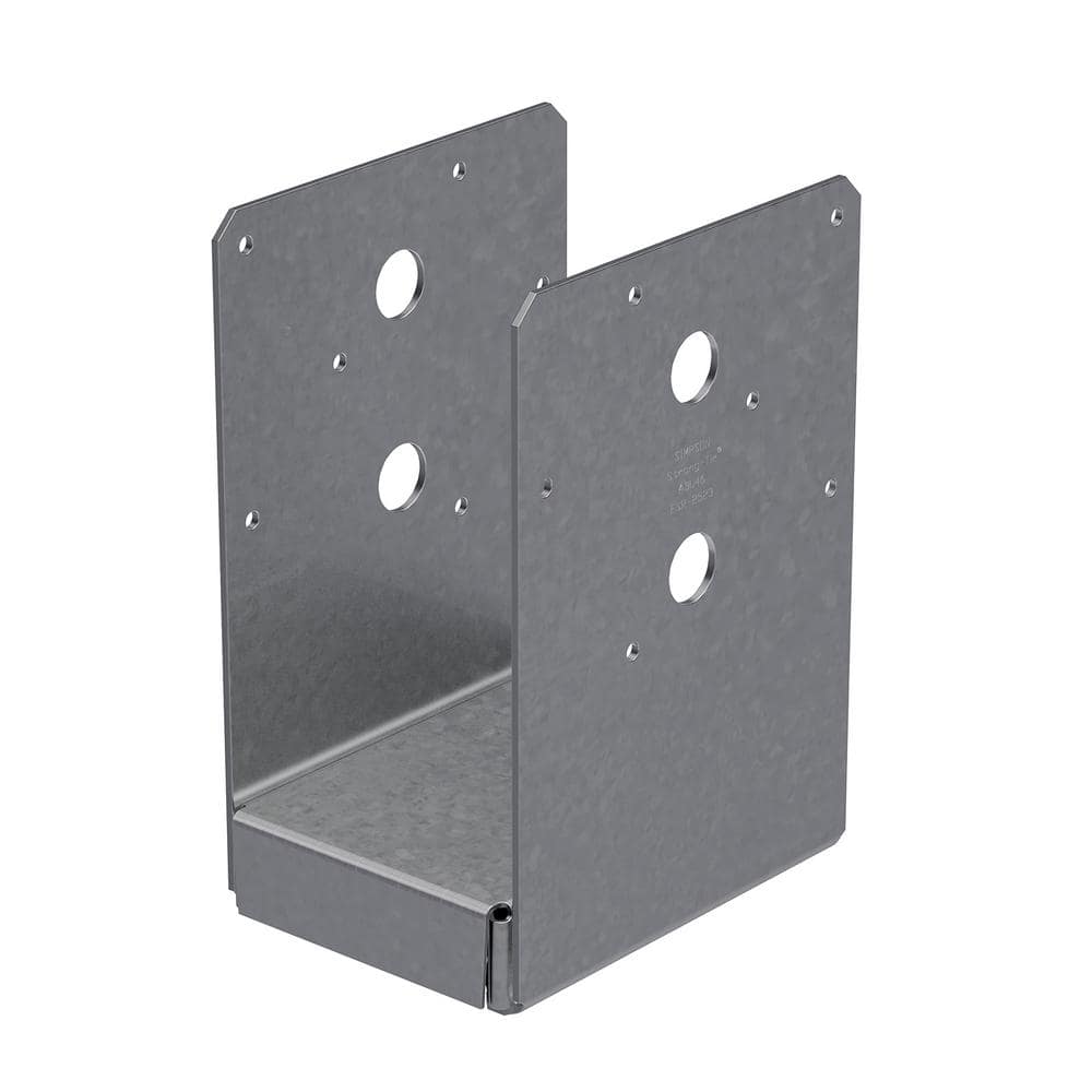 Simpson Strong-Tie ABU ZMAX Galvanized Adjustable Standoff Post Base for  4x6 Nominal Lumber ABU46Z - The Home Depot