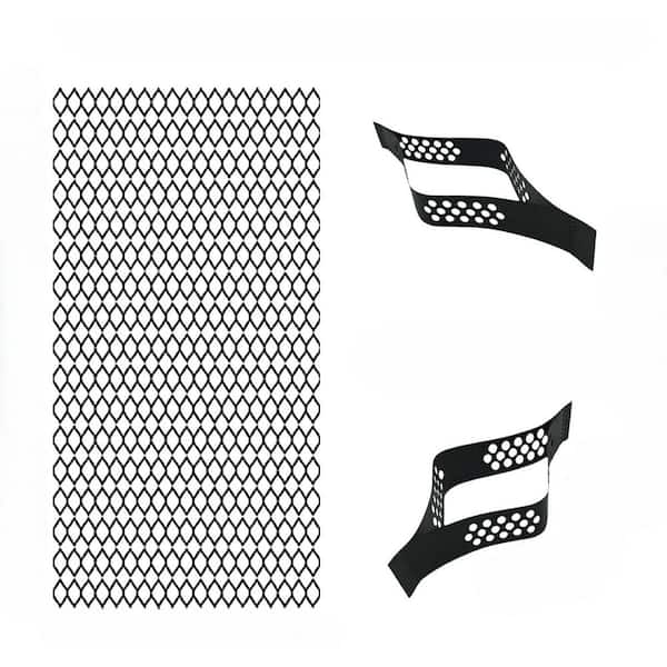 9x17 Ft HDPE Ground Grid Geogrid-2 in. Depth Gravel Stabilizer for Driveway and Sloped Landscaping