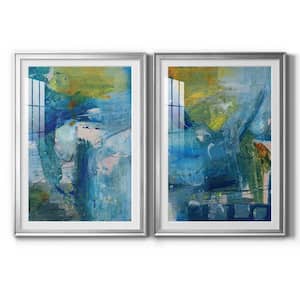 Spring Winds III by Wexford Homes 2 Pieces Framed Abstract Paper Art Print 30.5 in. x 42.5 in.