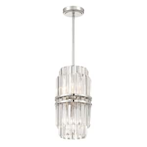 00633779095672, Hayes 4-Light Polished Nickel Pendant-Light