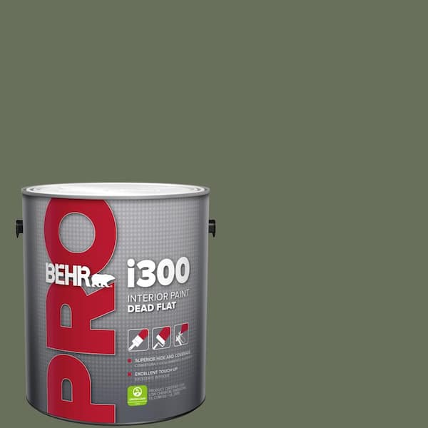 1 gal. #N390-6 Laurel Garland Dead Flat Interior Paint