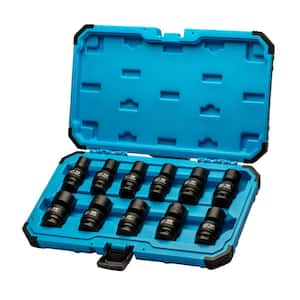 3/8-3/4 in SAE Capri Tools 3/8 in Drive Universal Impact Socket Set 7-Piece 3/8-3/4 in SAE Capri Tools 3/8 in Drive Universal Impact Socket Set 7-Piece