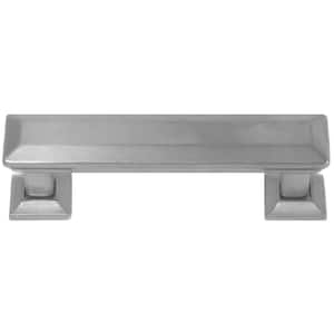 Poise 8 in. Center-to-Center Satin Nickel with Back Plate Bar Pull Cabinet Pull