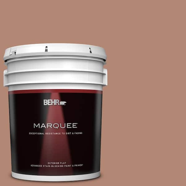 BEHR MARQUEE 5 gal. #PMD-98 Painted Skies Flat Exterior Paint & Primer