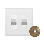 PrimeChime Plus 2 Video Compatible Wired Door Bell Chime Kit with Antique Brass Stucco Button