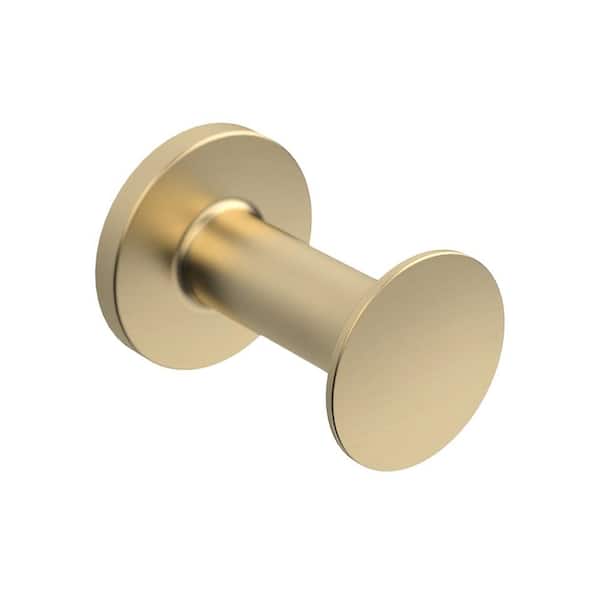Lucien Knob Robe/Towel Hook in Brushed Gold