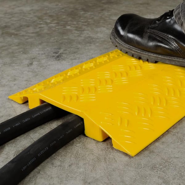 Extra Wide Cable Protective Cover Ramp High-Traffic Pedestrian 
