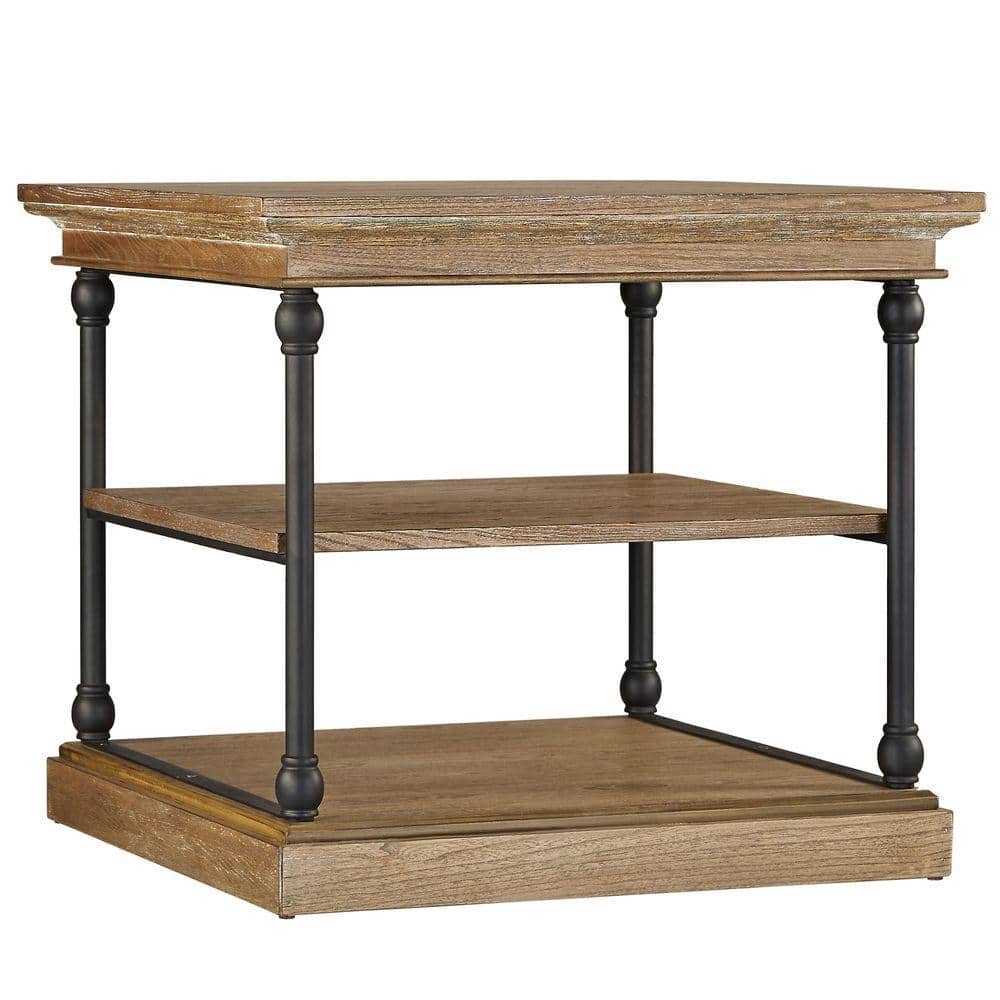 HomeSullivan Manor Drive Vintage Oak Side Table 40E296-04 HomeSullivan Manor Drive Vintage Oak Side Table 40E296-04