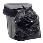 Aluf Plastics 55-60 Gallon Trash Bags - 1.7 MIL (eq) Black Trash Can Liners - 38" x 58" - Pack of 100 - For Contractor