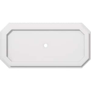 24 in. x 12 in. x 1 in. Emerald Architectural Grade PVC Contemporary Ceiling Medallion