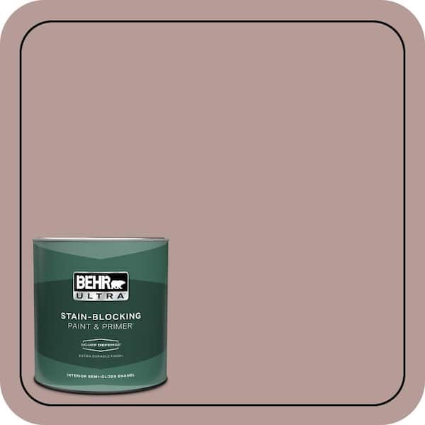 BEHR ULTRA 1 qt. #710B-4 Quiet Refuge Extra Durable Semi-Gloss Enamel Interior Paint & Primer