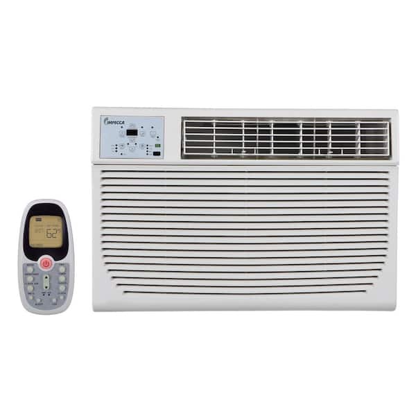 Impecca 10,000 BTU 230/208 Volts Electronic Through The Wall Air Conditioner Cools 450 Sq. Ft. in White