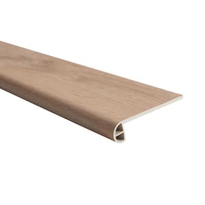 French Oak Haight 0.944 in. T x 4.527 in. W x 94.48 in. L Vinyl Flush Stair Nose Molding French Oak Haight 0.944 in. T x 4.527 in. W x 94.48 in. L Vinyl Flush Stair Nose Molding