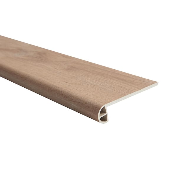 Malibu Wide Plank French Oak Haight 0.944 in. T x 4.527 in. W x 94.48 in. L Vinyl Flush Stair Nose Molding