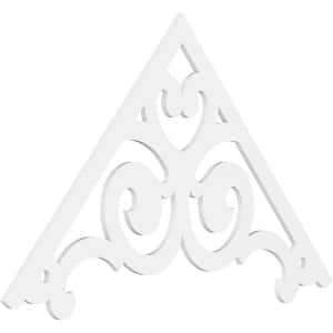 1 in. x 72 in. x 42 in. (14/12) Pitch Hurley Gable Pediment Architectural Grade PVC Moulding