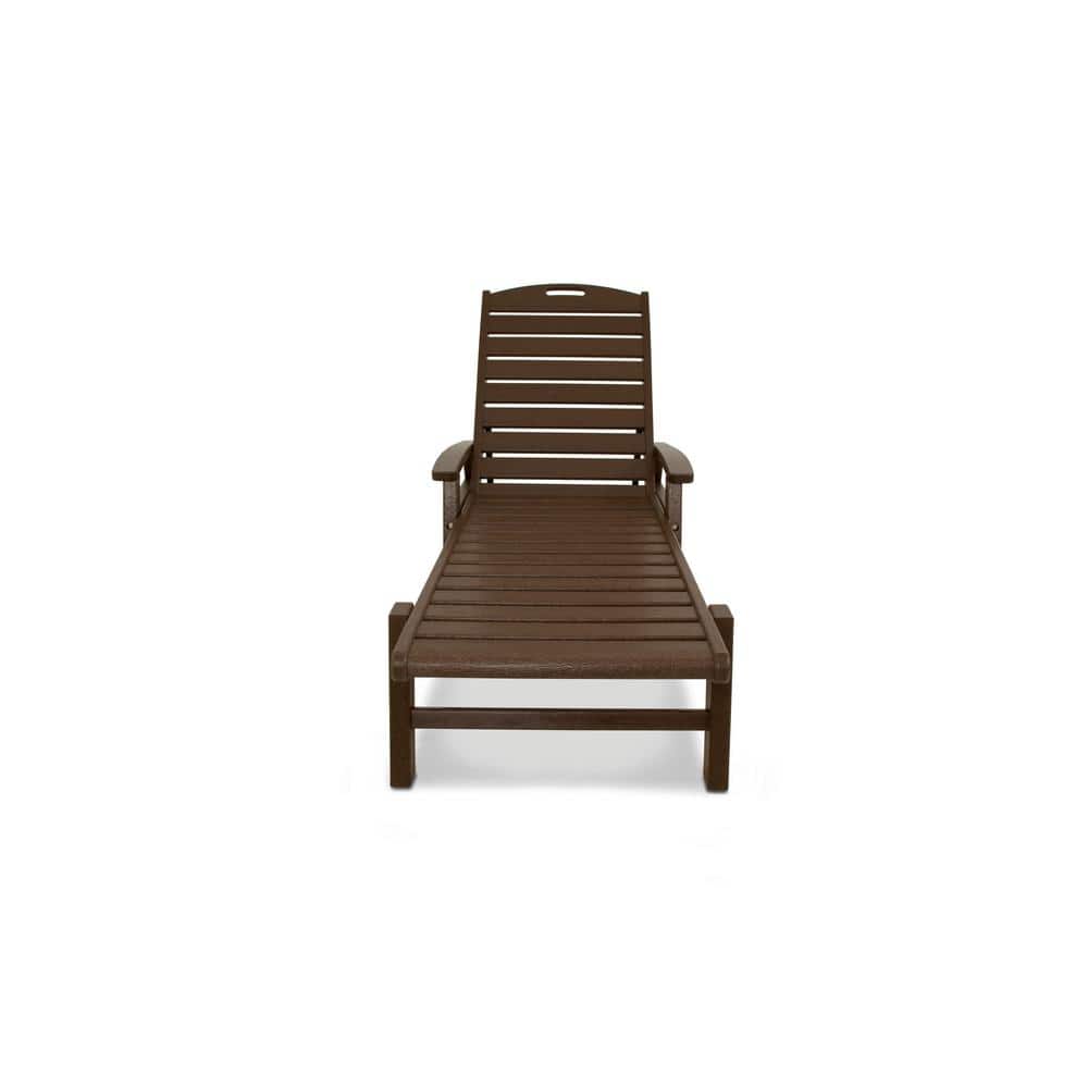 Vintage Lantern Stackable Chaise Lounger with Arms