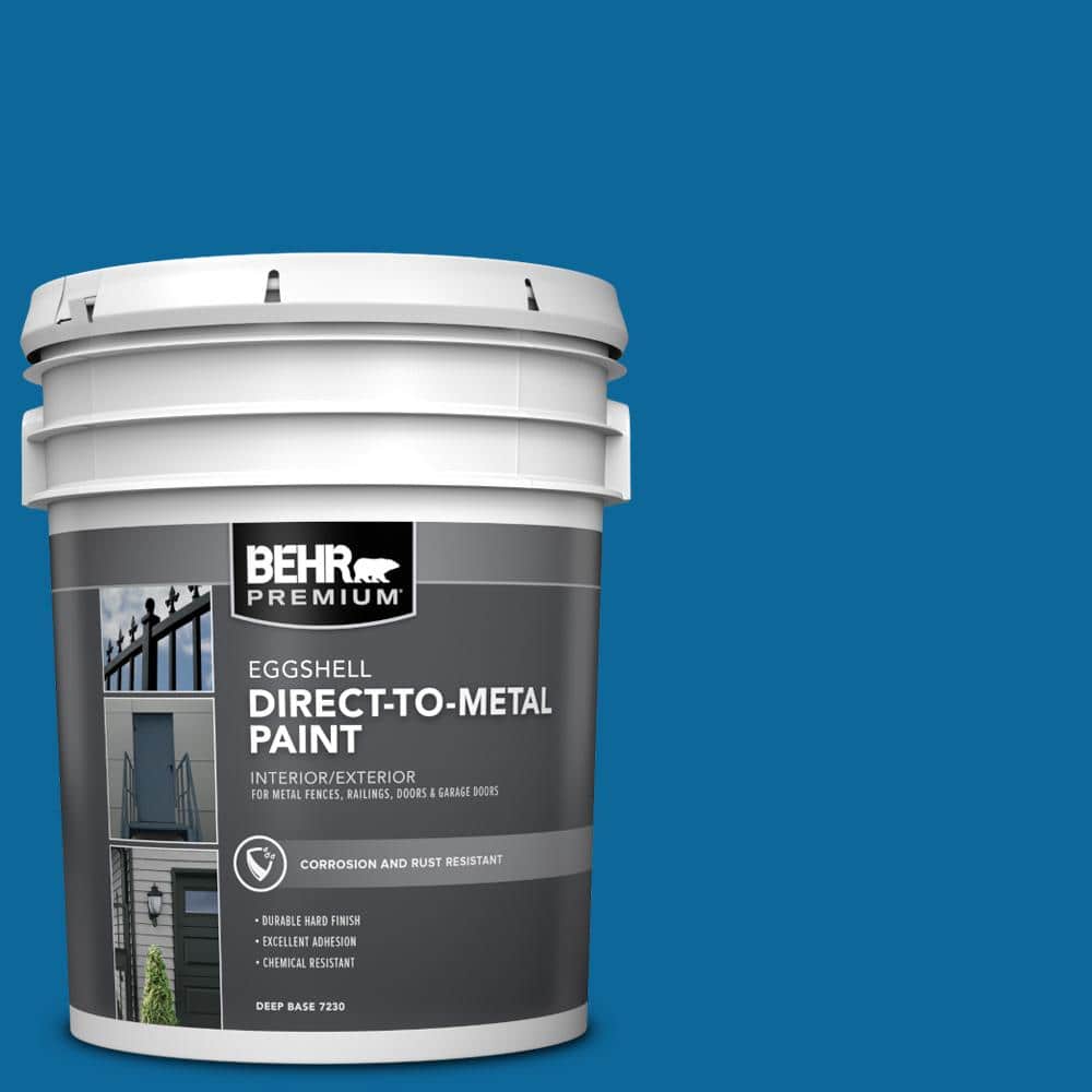 5 gal. #MQ4-58 Mondrian Blue Eggshell Direct to Metal Interior/Exterior Paint price history on PriceWatchPro