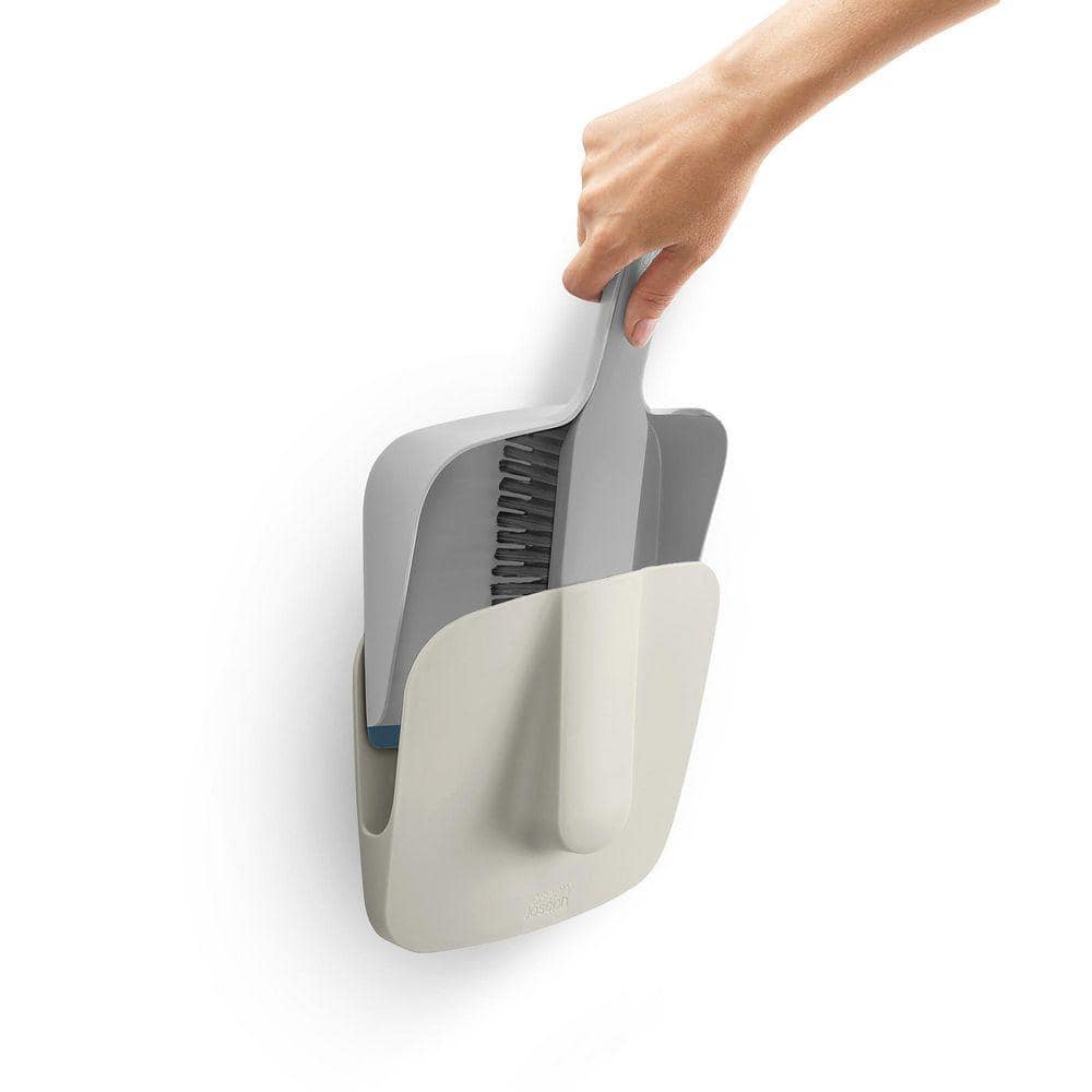 Joseph Joseph Cleantech Wall-Mounted Dustpan & Brush 65007 - The