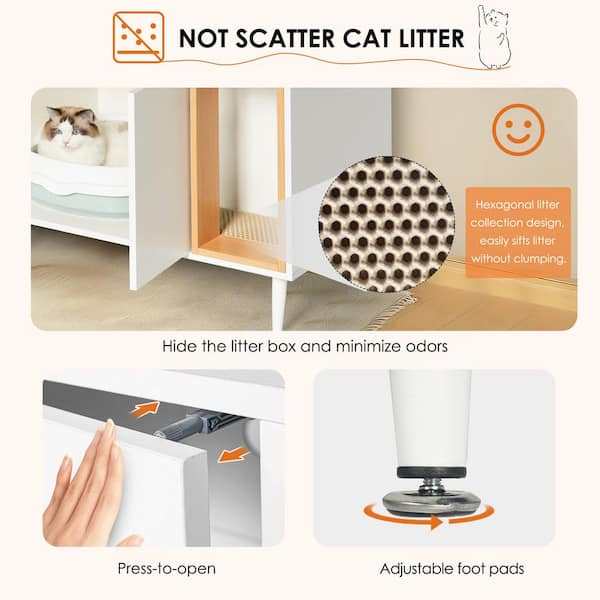 Litter box under sink best sale