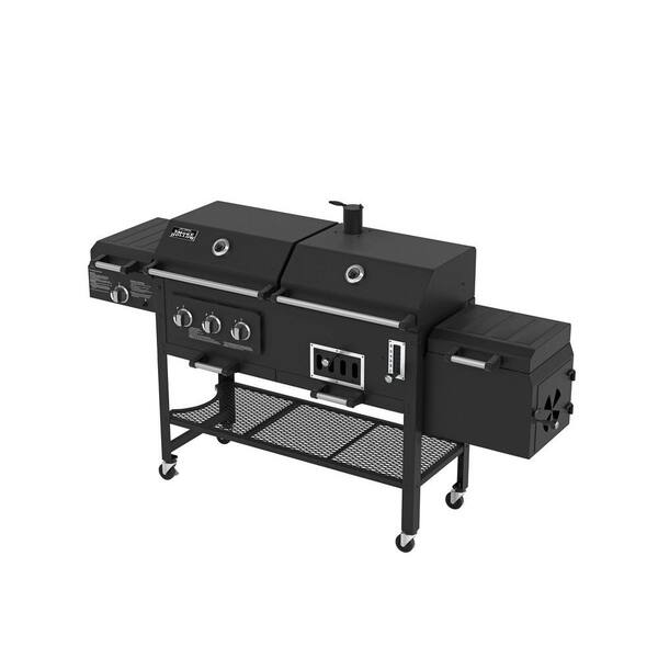 Smoke Hollow Gas/Charcoal Combo Grill in Black
