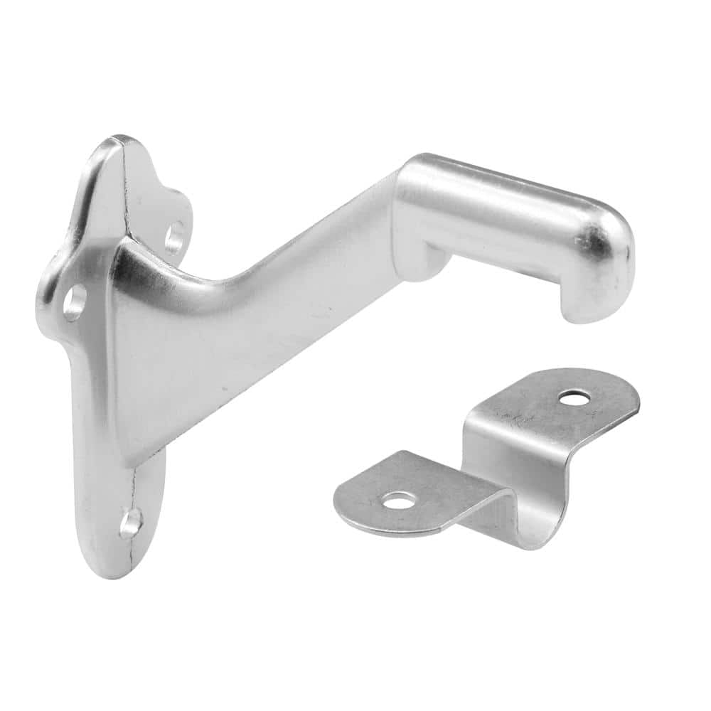 Staircase Handrail Support Bracket, Diecast Zinc Construction, Satin Chrome-Plated, 2 Sets price history on PriceWatchPro