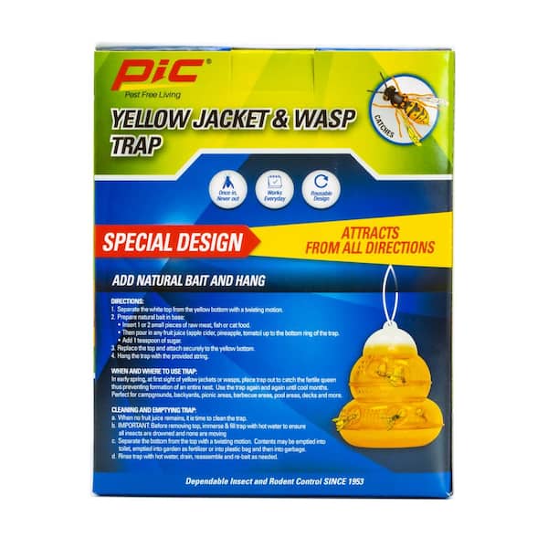 PIC Yellow Jacket and Wasp Traps (6-Pack) WTRP-H - The Home Depot
