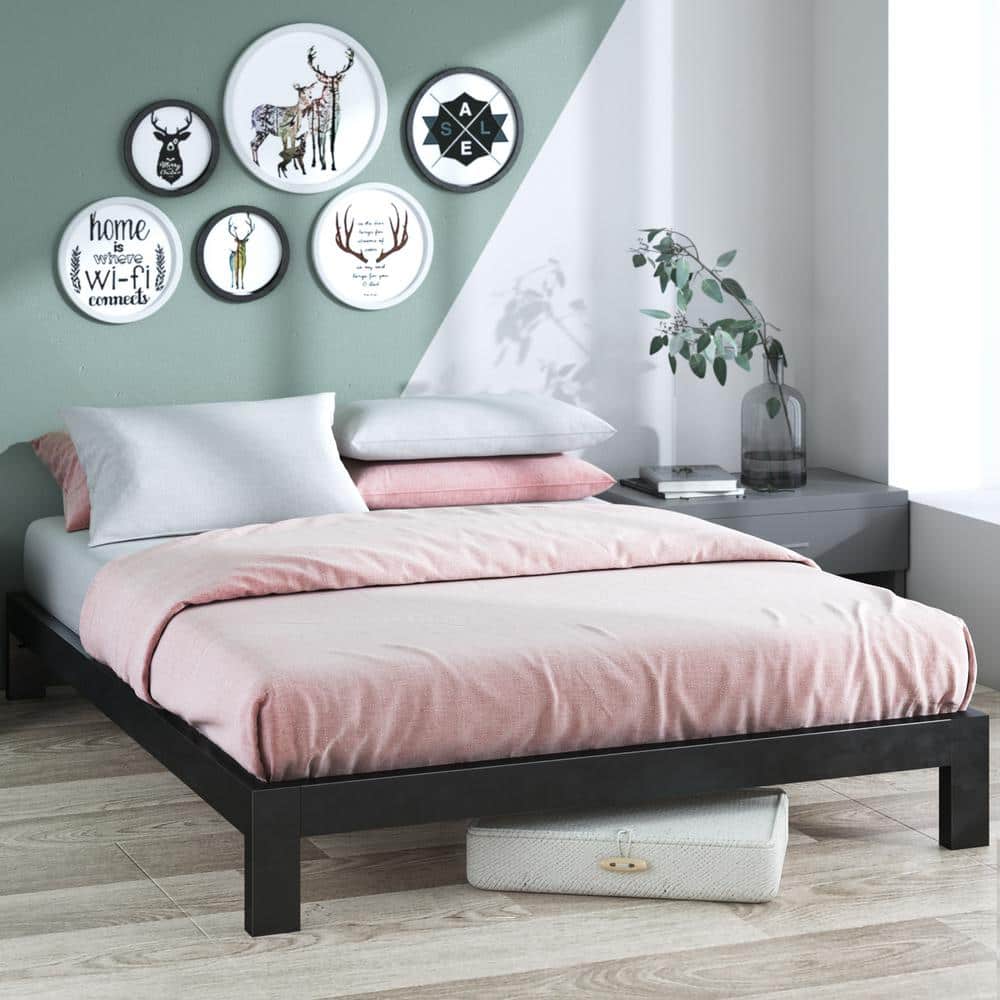Zinus Arnav Full Black Metal Platform Bed Frame HD-ASMP-10F Zinus Arnav Full Black Metal Platform Bed Frame HD-ASMP-10F
