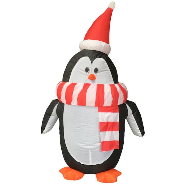 SUPERHUNTER Superhunter 4 ft. H 1.93 ft. W Penguin Inflatable