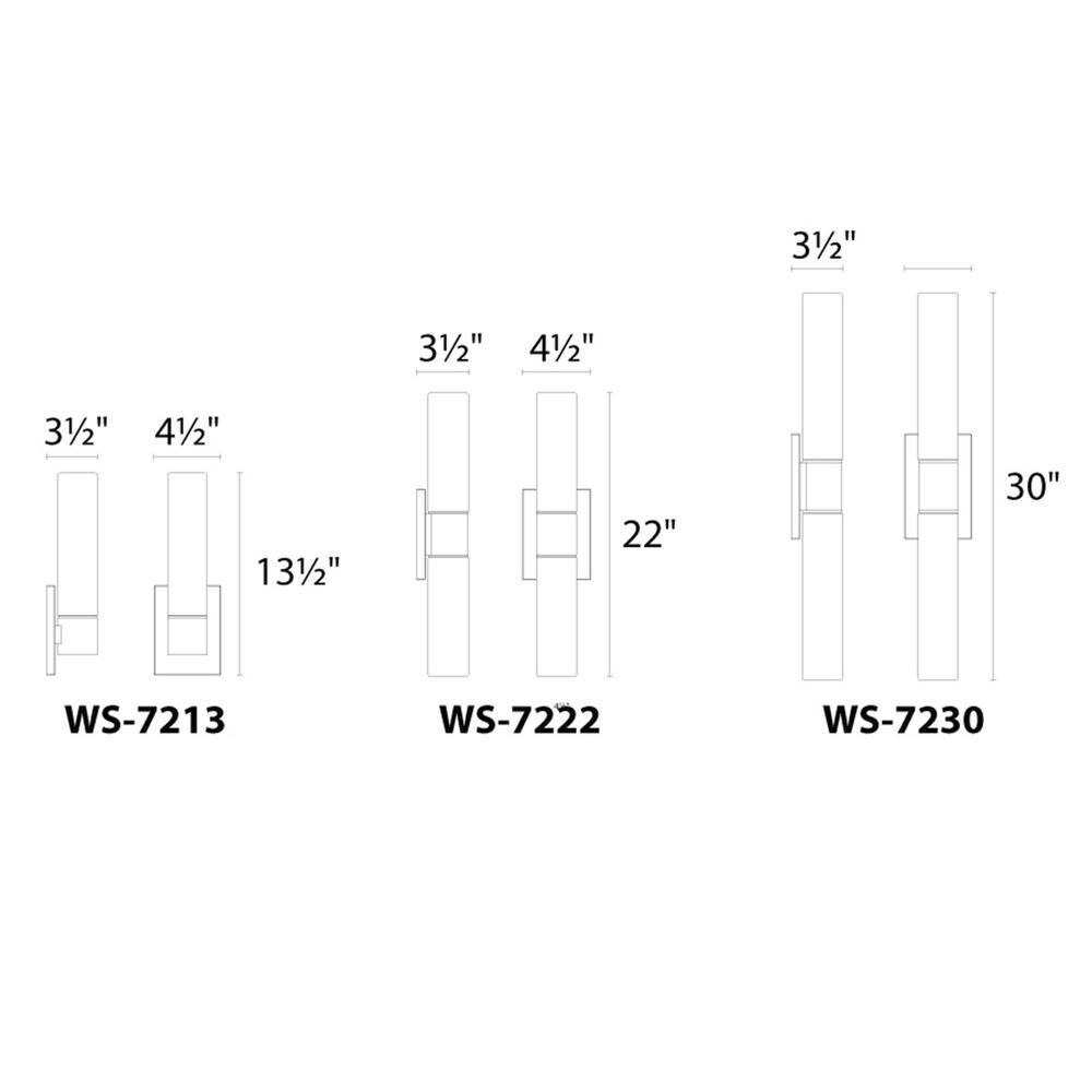 Elementum 22" Brushed Nickel Dimmable LED Vanity Light