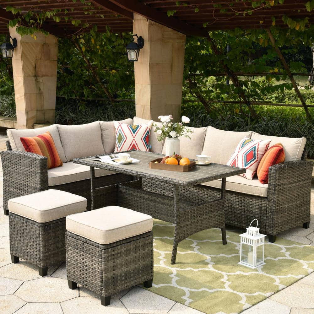 sectional conversation set