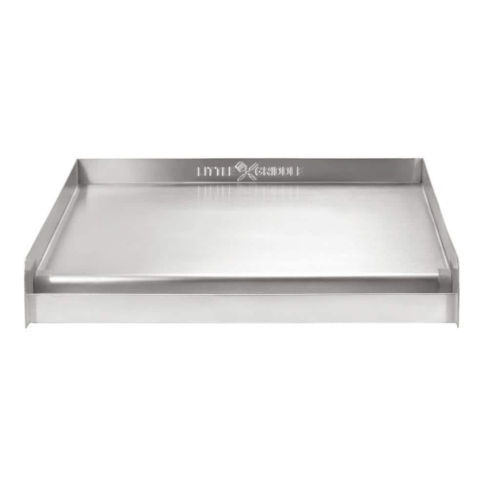 Universal Stainless Steel BBQ Griddle with Ventilated Cross-Bracing