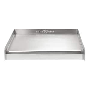 Universal 13 in. Stainless Steel BBQ Griddle