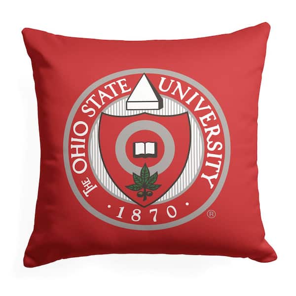 THE NORTHWEST GROUP NCAA Ohio State Campus Crawl Printed Multi-Color 18 in. Throw Pillow