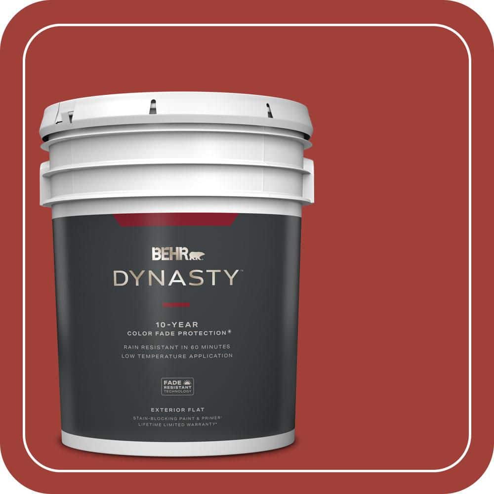 5 gal. #PPU2-16 Fire Cracker Flat Exterior Stain-Blocking Paint & Primer price history on PriceWatchPro